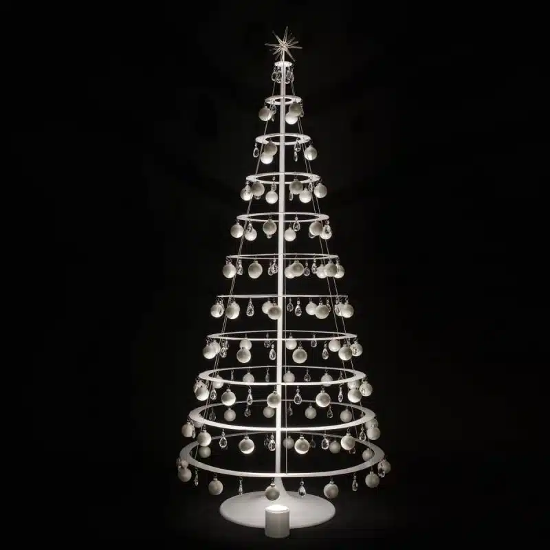 8 ft Modern Christmas Tree - 8 Foot Large Mid-Century Christmas Tree